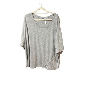 Sleep by Cacique Gray Pajama Lounge Top Size 26/28